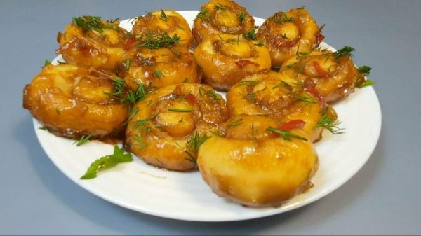 Рецепт картофельных грибов